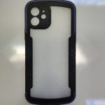 قاب iphone 12 محافظ لنزداردوررنگی - های کپی - سرمه ای