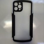 قاب iphone12pro مدل محافظ لنز دار دور رنگی - های کپی - سفید