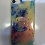 قاب iphone 7 پاپ سوکت دار - های کپی - آبی